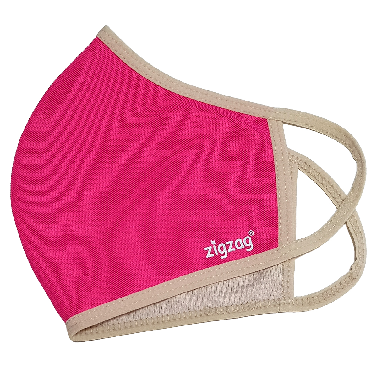 Khẩu trang chống nắng 2 lớp UPF50+ Zigzag MAS010 - Freesize - Hồng