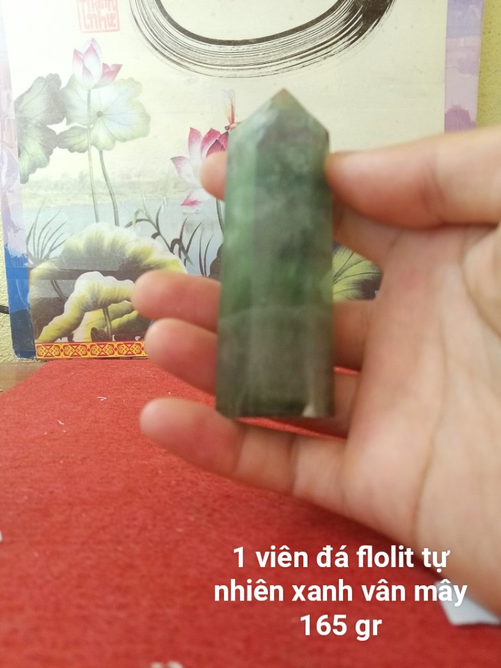 Trụ Đá Flourite Tự Nhiên Màu Xanh, Đá Thanh Tẩy Giúp Hỗ Trợ Reiki, Thiền Định, Sưu Tầm, Chặn Giấy