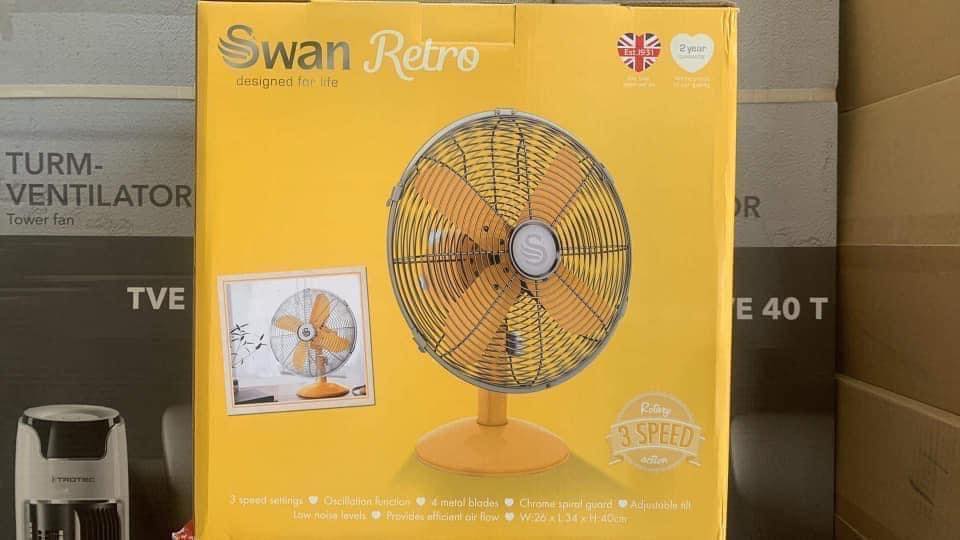 Quạt bàn Swan Retro Hàng chính hãng