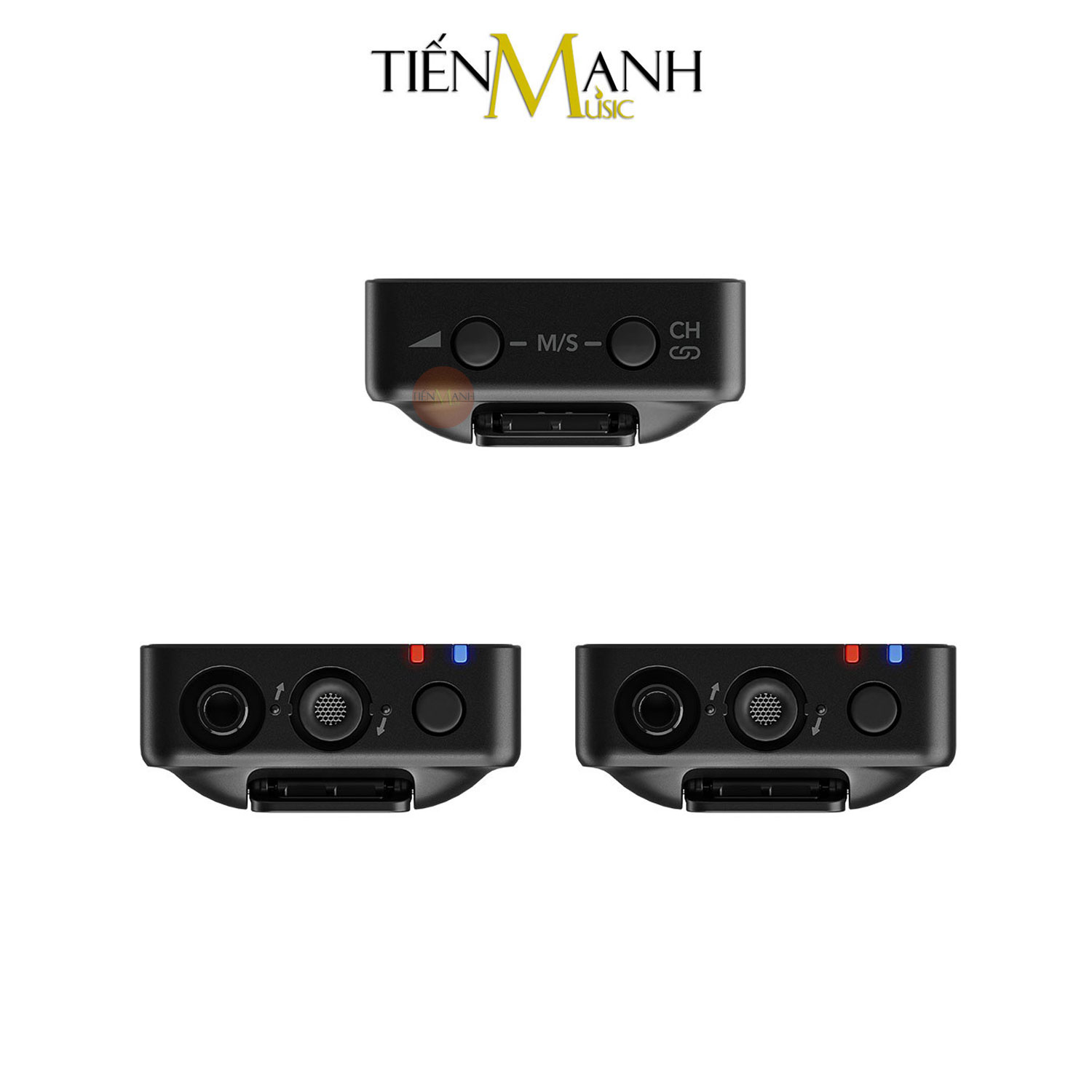 Micro Rode Wireless Pro 2 Phát 1 Thu - Mic Không Dây Thu Âm Livestream, Phỏng vấn Ngoài Trời Microphonen Hàng Chính Hãng