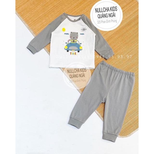 Bộ dài tay raglan Lullaby 2021 bé trai bé gái