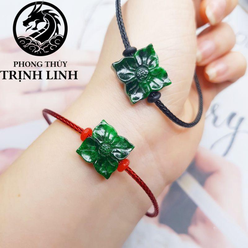 VÒNG TAY HOA SEN 4 CÁNH TÀI LỘC - BÌNH AN DÂY THÉP CAO CẤP