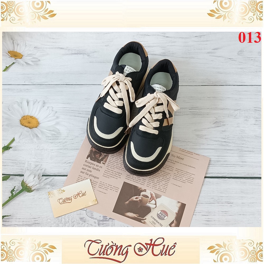 Giày Thể Thao Nữ Đế Bánh Mì Họa Tiết Chữ N - Hàng Quảng Châu - 013