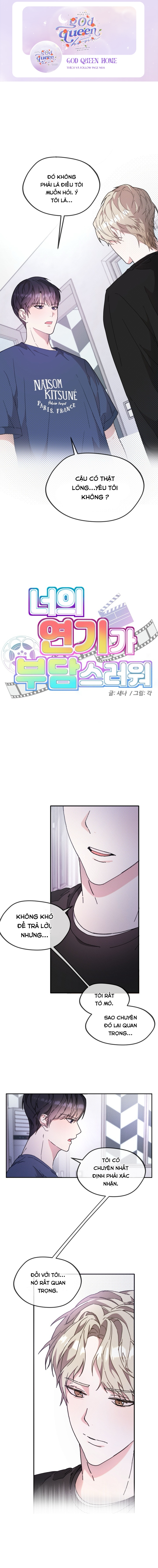 diễn xuất của cậu tệ thật đấy chapter 10 1