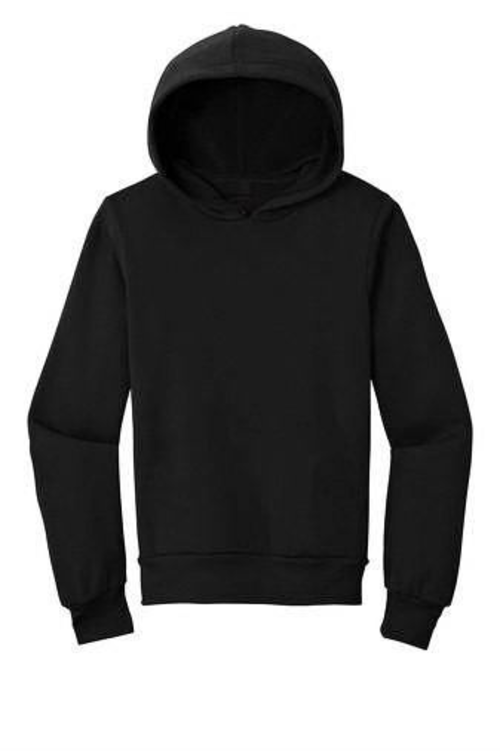 SET 2 Áo Hoodie Unisex Pullover dành cho bé . Chất vải thun mềm, co giãn thoải mái. Màu Đen trơn, Không túi