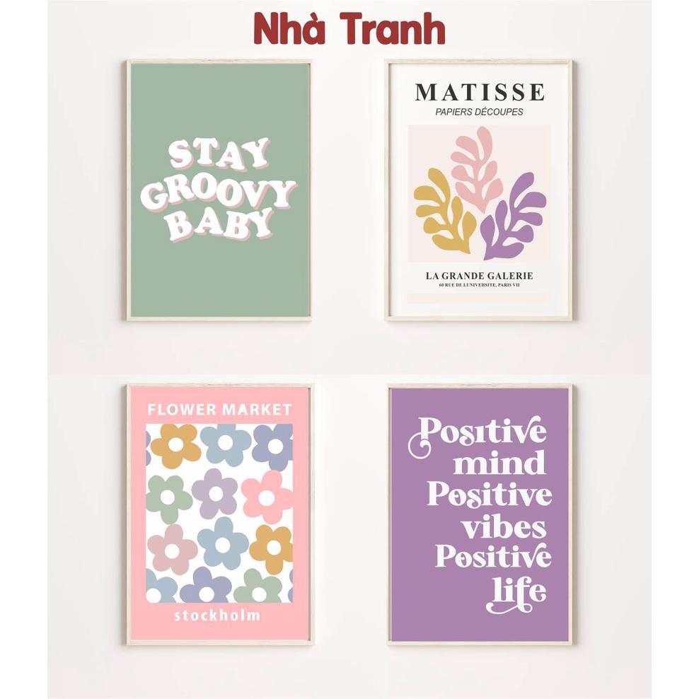 SET TRANH TREO TƯỜNG PASTEL DENISH