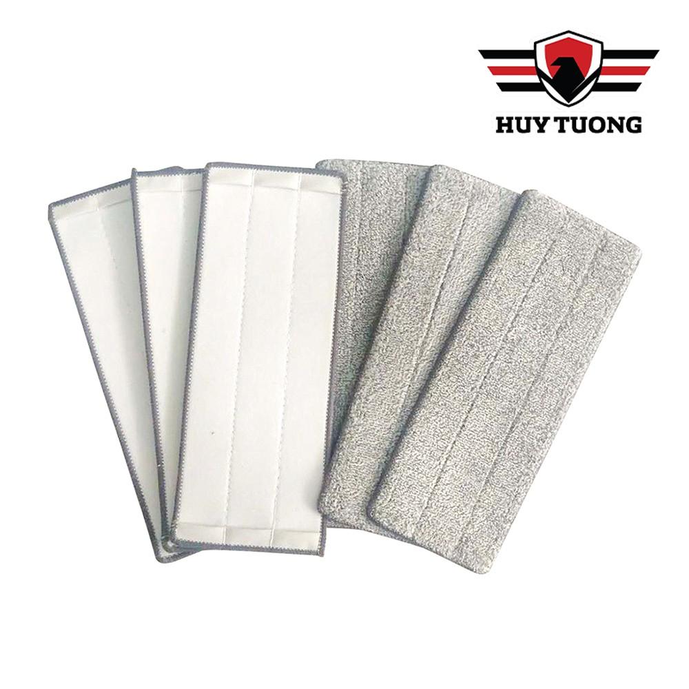 COMBO Bông lau nhà thay thế FREE SHIP Bông lau nhà thay thế cho cây lau nhà tự vắt SIZE 12x33cm - Huy Tưởng