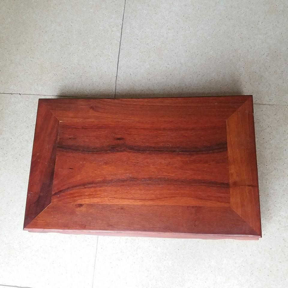 Bàn kệ gỗ hương cao 10cmx32cmx52cm