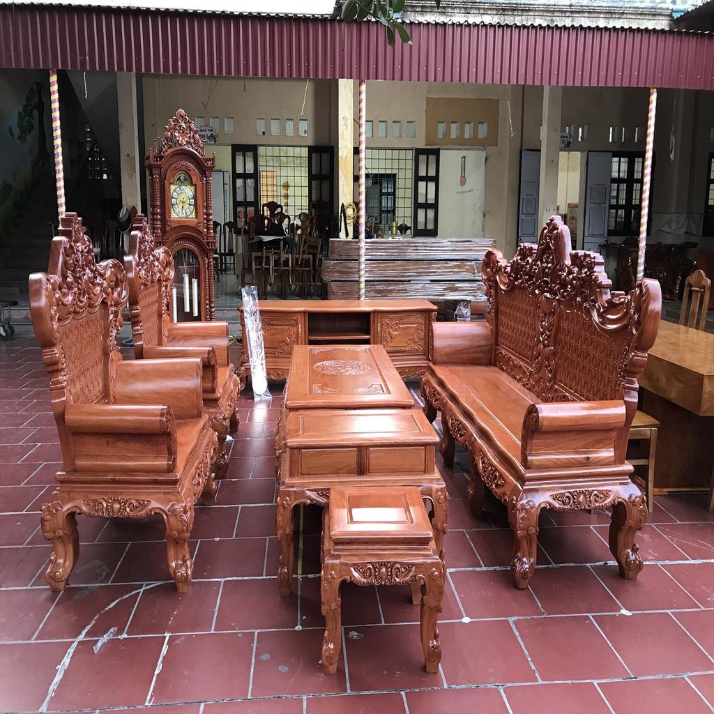 Bộ Bàn Ghế Hoàng Gia Gỗ Gõ Đỏ