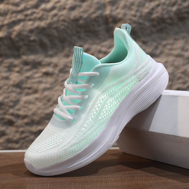 Giày thể thao nữ, giày chạy bộ đế êm nhẹ, thoáng khí đế cao su đúc, chống trơn trượt hạn chế mòn  – GNU2101