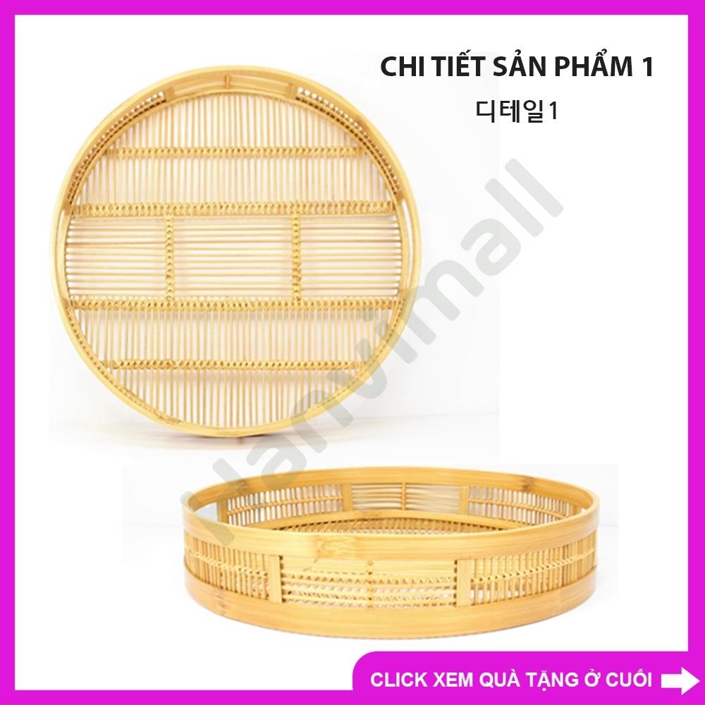 Khay trà chất liệu từ tre