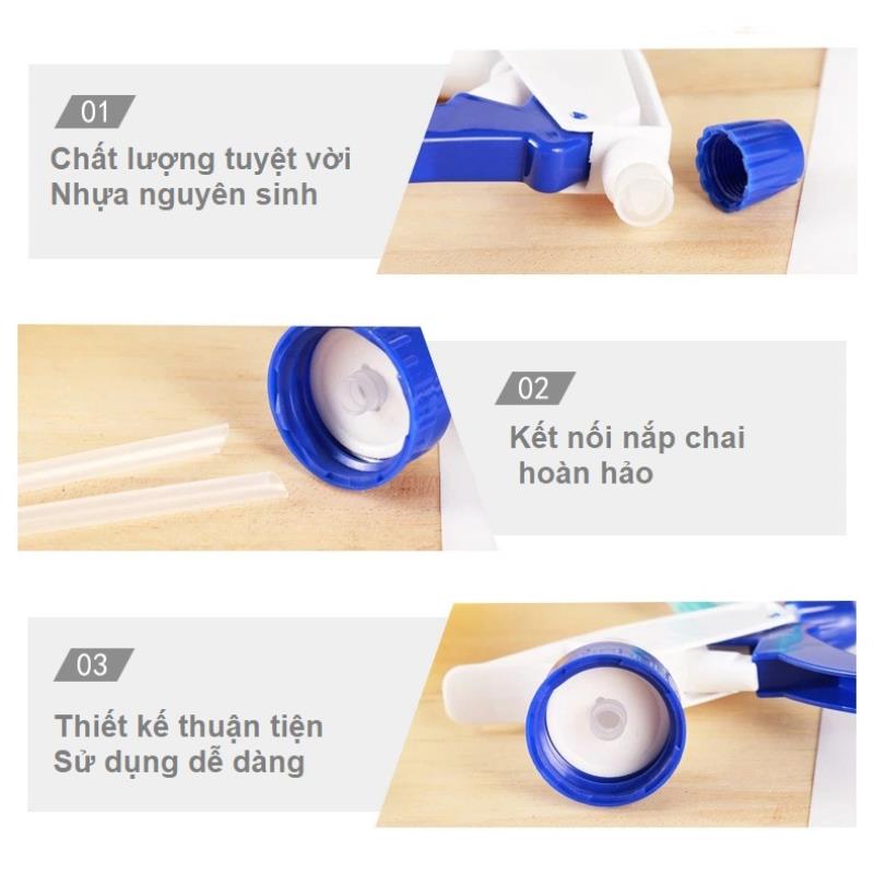 Bộ 5 Đầu vòi xịt phun sương TVC-02, Vòi phun tưới lắp chai nhựa, Bơm tưới lắp chai pet - Màu ngẫu nhiên