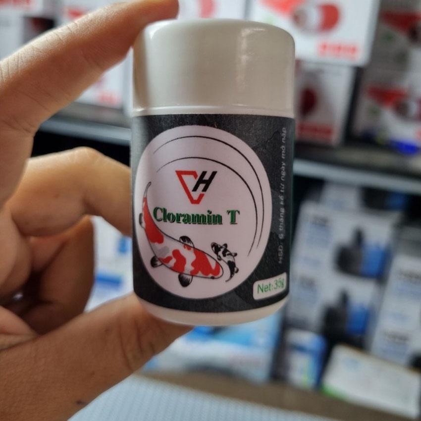 Thuốc tím Kmno4 và CloraminT sát khuẩn hồ cá