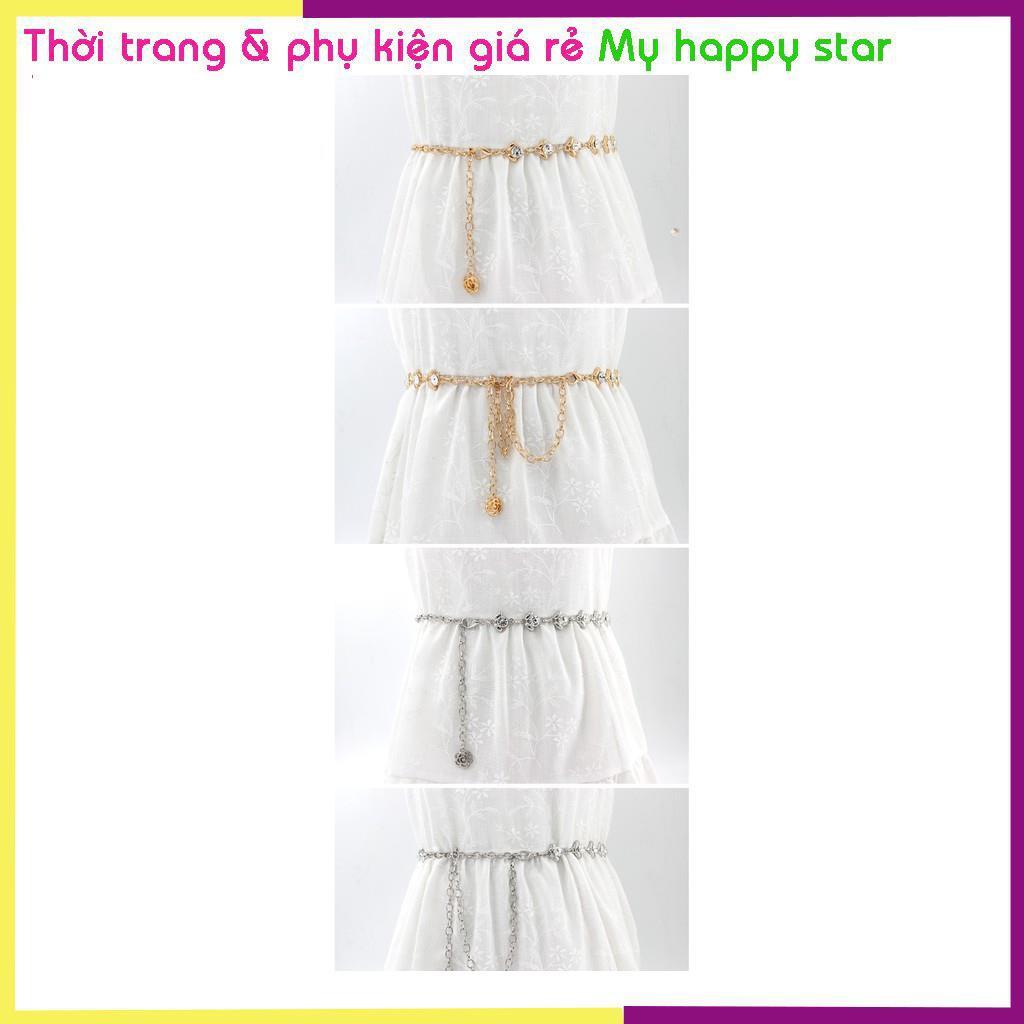 Thắt lưng kim loại đính đá dễ thương TTL88