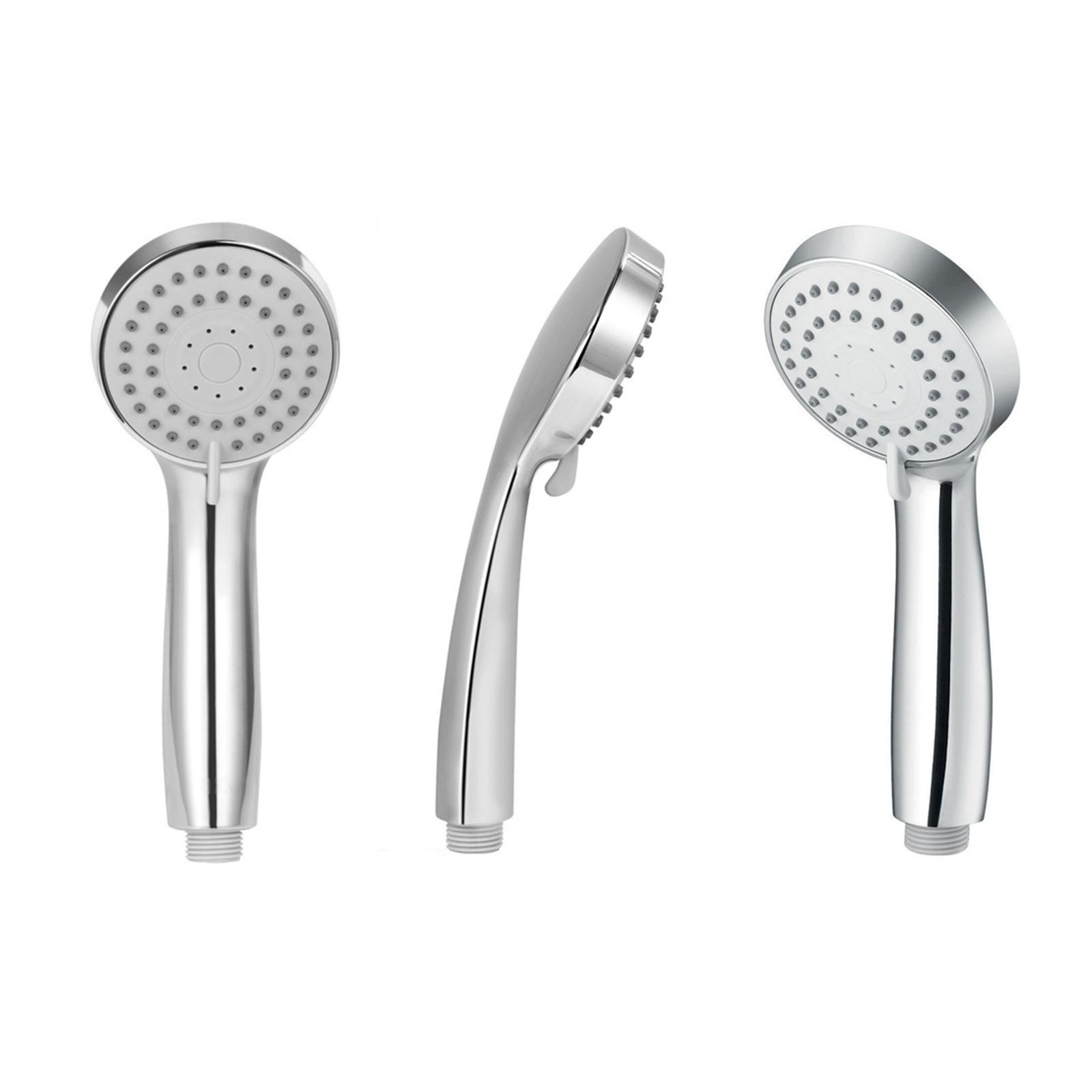 Rain Showerhead and Handheld Showerhead Hose Bracket 3-Way Splitter Polished Chrome High Pressure Shower Head Combo