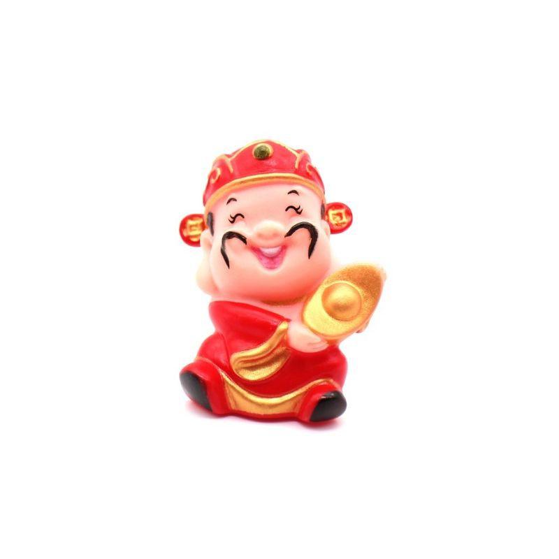 Phụ kiện thần tài trang trí tiểu cảnh, chậu cây, làm đồ thủ công, trang trí bánh gato