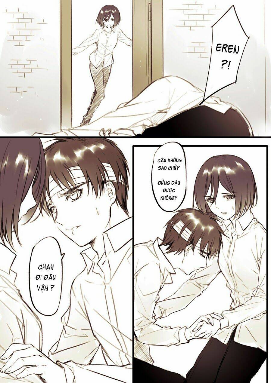 tấn công người khổng lồ - doujinshi eren x mikasa chapter 38 2