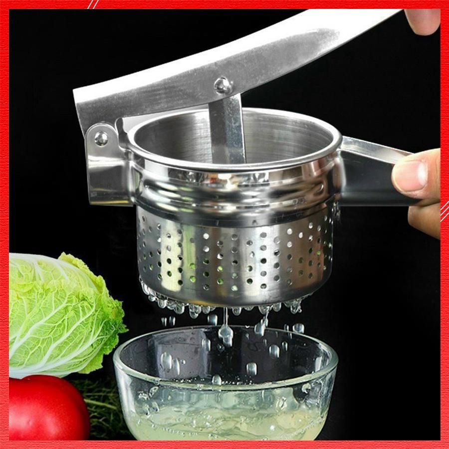 Dụng Cụ Ép Cam Chanh Inox Cầm Tay Đa Năng Dụng Cụ Ép Hoa Quả, Rau Củ Mẫu Mới Thao Tác Đơn Giản Kích Thước 27x9,2 CM