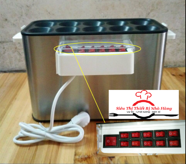 MÁY LÀM TRỨNG CUỘC XÚC XÍCH SỬ DỤNG ĐIỆN