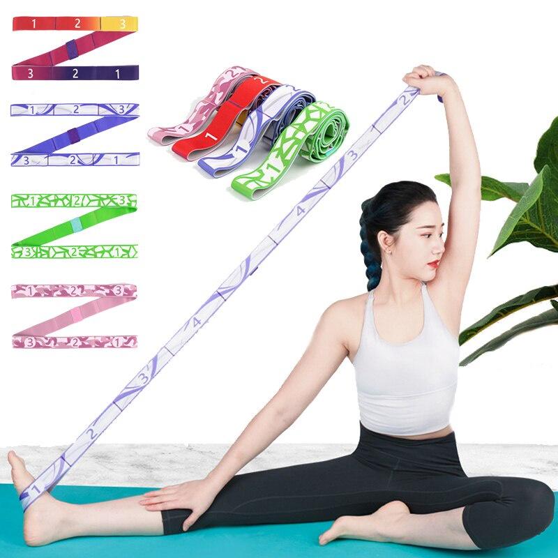 Yoga Draw Belt Belt Polyester Latex Elastic Latin Dance Elastic Band Loop Yoga Pilates Home Gym Fitness Exercise Resistance Band