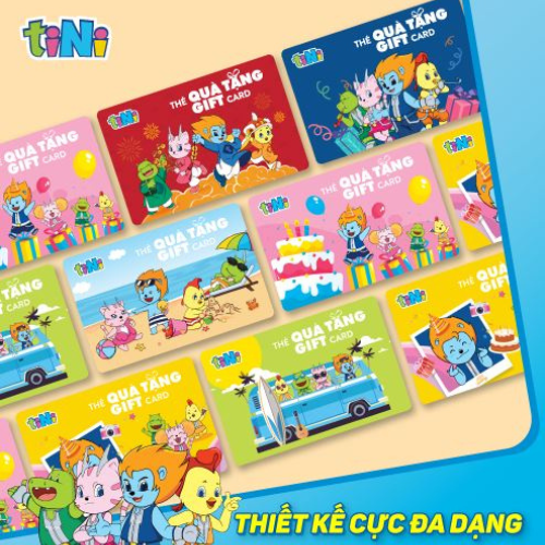 [Toàn Quốc] - Giftcode Thẻ Quà Tặng tiNi 500.000VND - Dùng trong hệ thống tiNiWorld, tiNiStore, tiNiPark