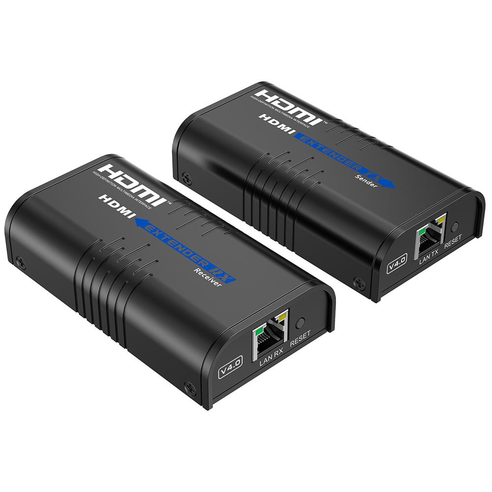 HD Extender Transmitter+Receiver Set Maximum Support 1080P@60Hz Resolution Up to 120 Meters Transmission Distance