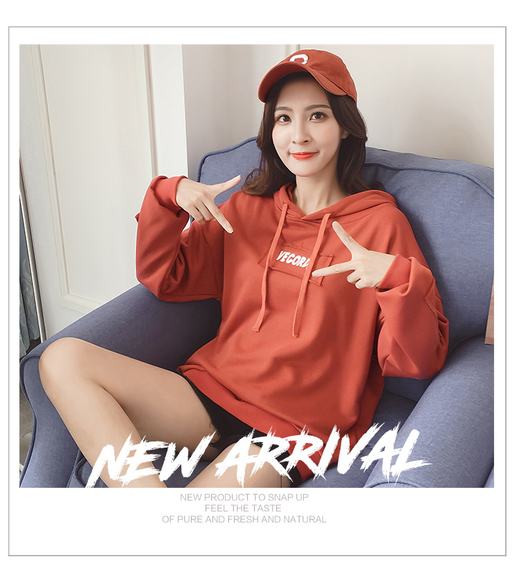 Áo Hoodie Vải Siêu Mịn Hàn Quốc Ulzzang Girl Có Nón