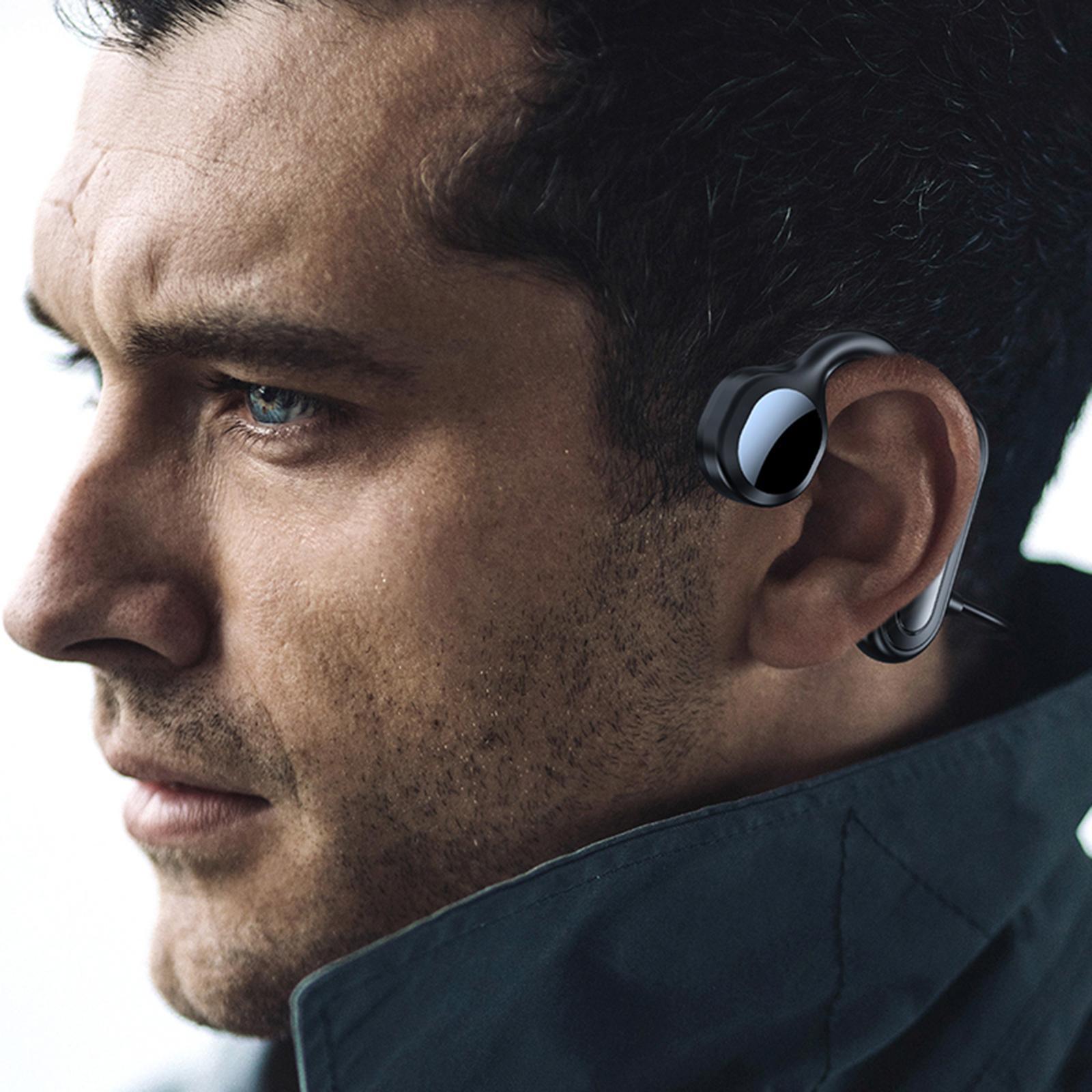 Bone Conduction Headphones, HiFi Headsets Drivers 12H Music Easy Button Work