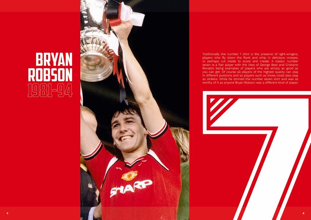 Sách - Manchester United Magnificent Number 7s by Rob Mason Daniel Brawn