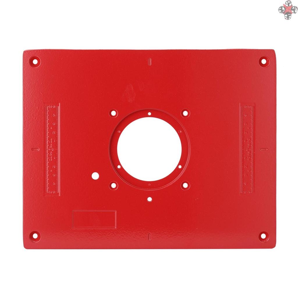 Multifunctional Aluminum Alloy Router Table Insert Plate Trimmer Engraving Machine Tool Woodworking Benches Woodworking Tools