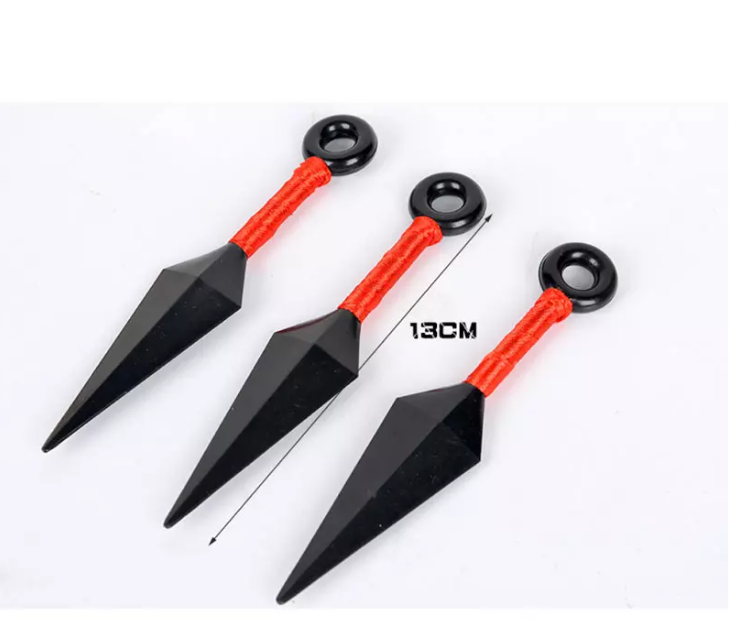 Bộ 3 Kunai Naruto hoá trang cosplay có hộp  đựng