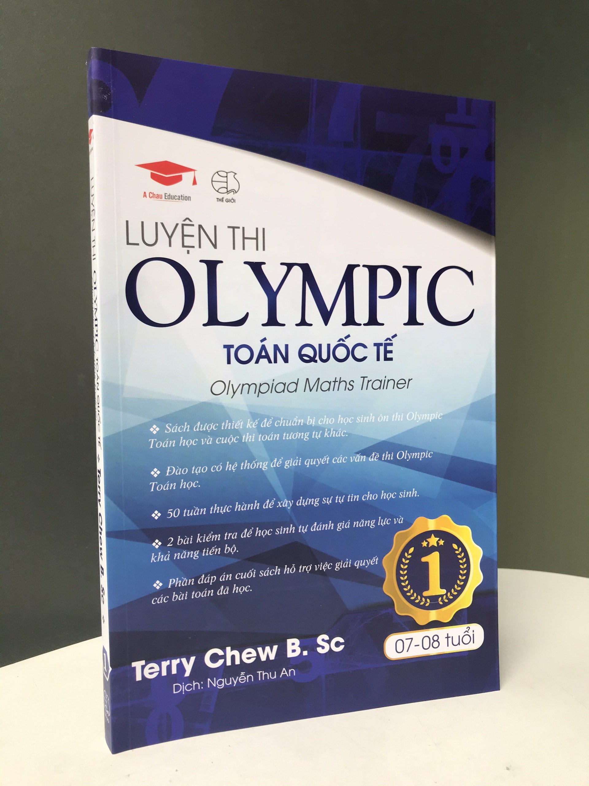 Sách: Combo 6 cuốn Luyện thi Olympic Toán quốc tế - Tổng hơp đề thi Toán cho trẻ từ 7-15 tuổi