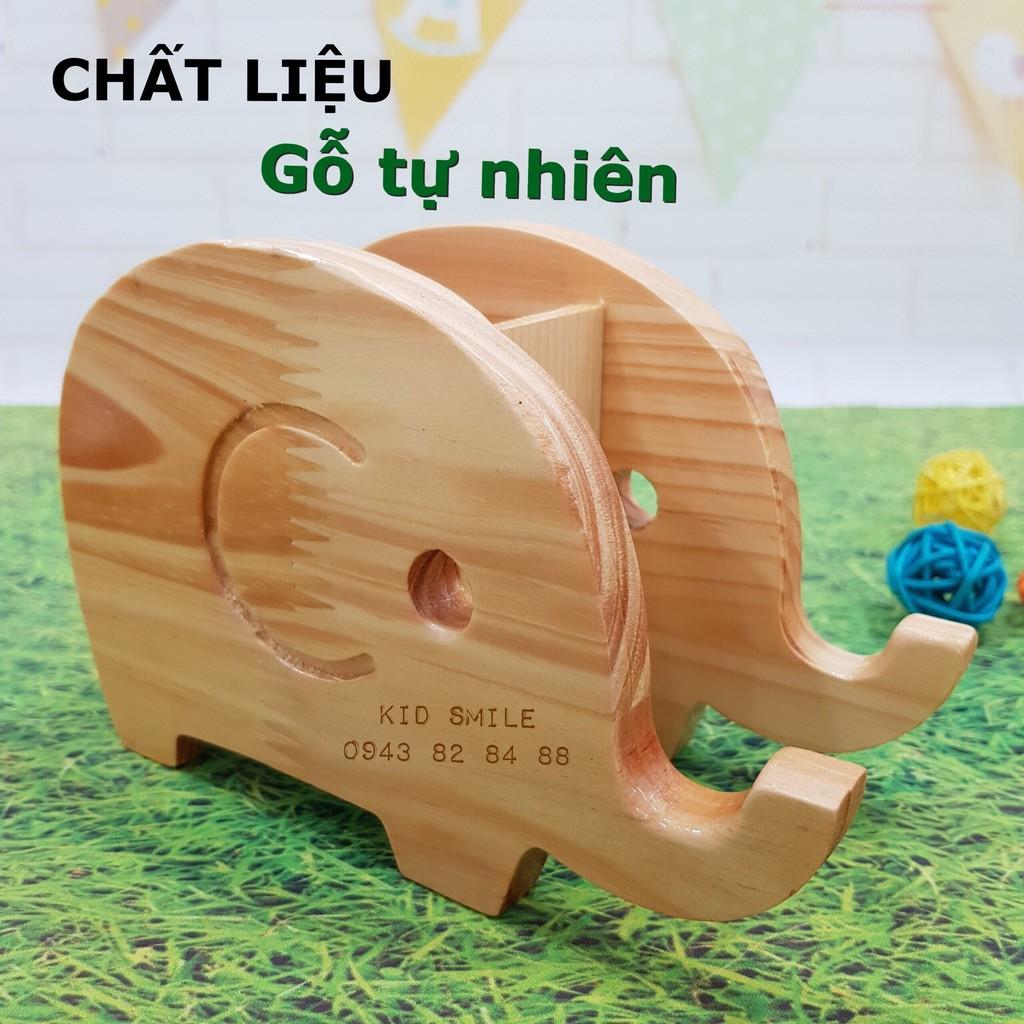 Đồ chơi - Giá kệ đỡ điện thoại, máy tính bảng để bàn bằng gỗ hàng chính hãng - DOZKIDZ