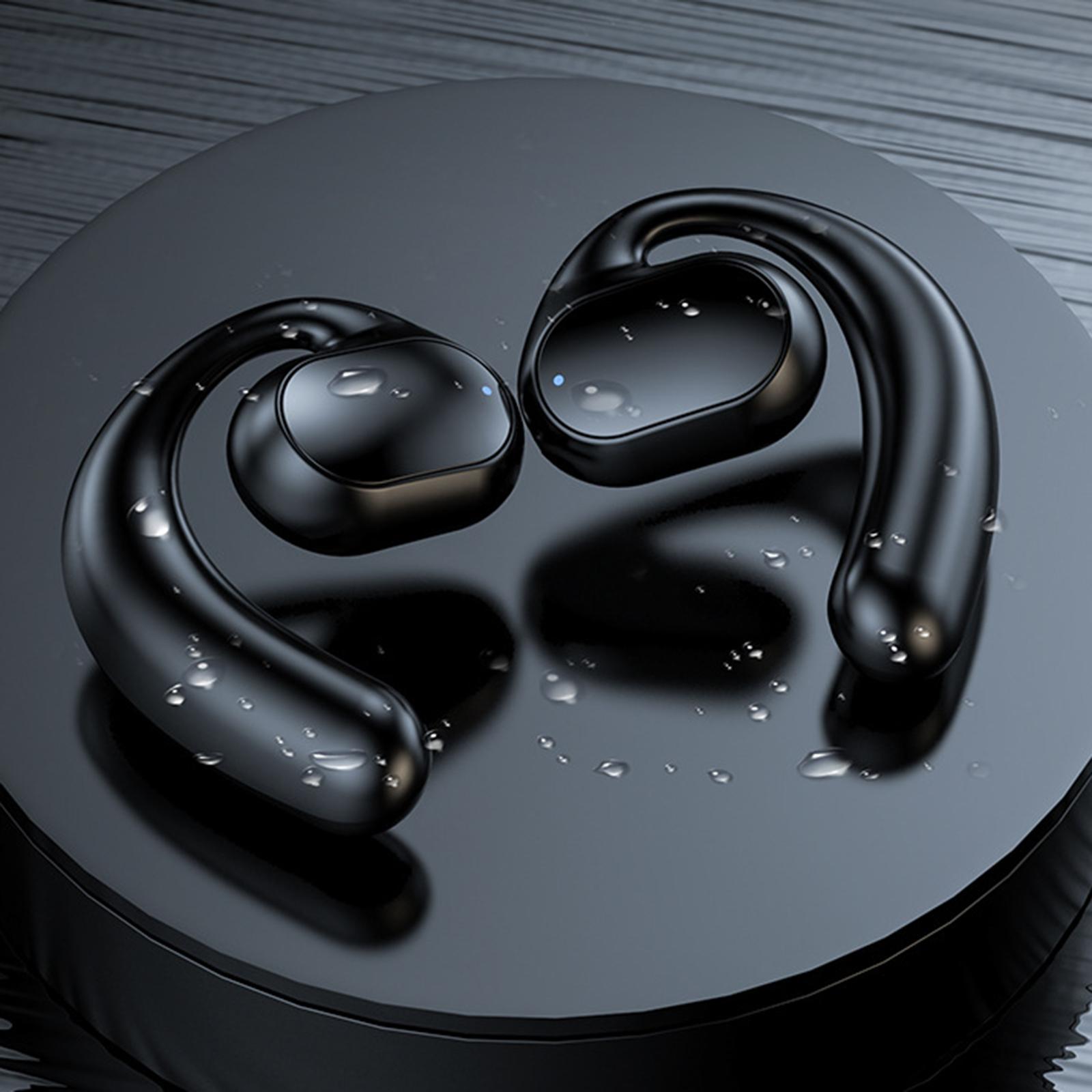 Ear Hook Earpiece Lightweight with Mic Earpiece for Bicycling Working Sports