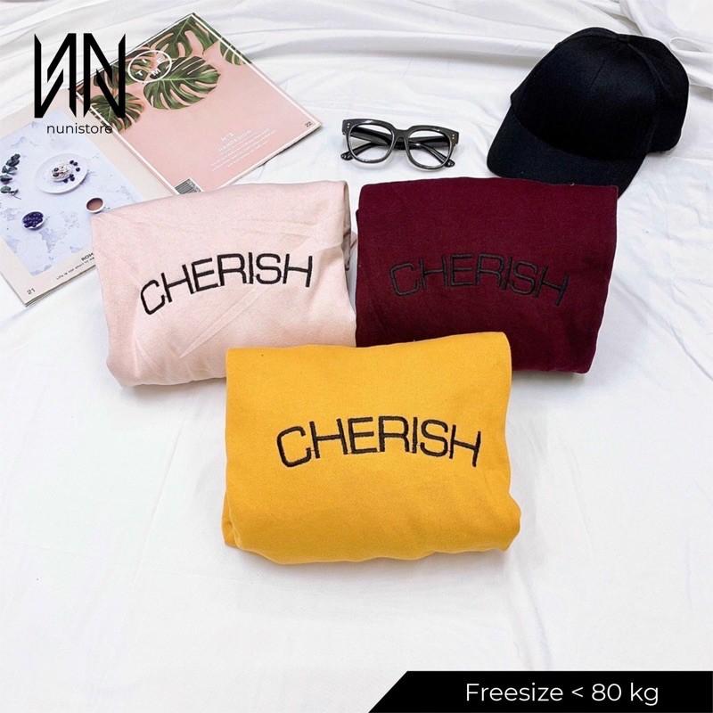 ÁO HOODIE UNISEX THÊU CHERISH