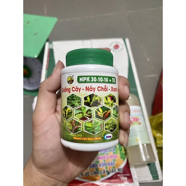 Combo Phân Bón Hoa Hồng - Dưỡng Cây Nảy Chồi Xanh Lá