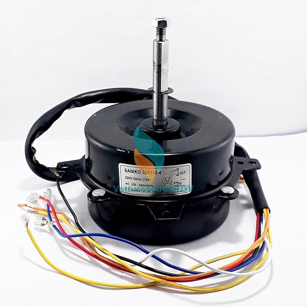 Motor quạt điều hòa hơi nước quay thuận quay ngược - mô tơ quạt trục 12mm 8mm