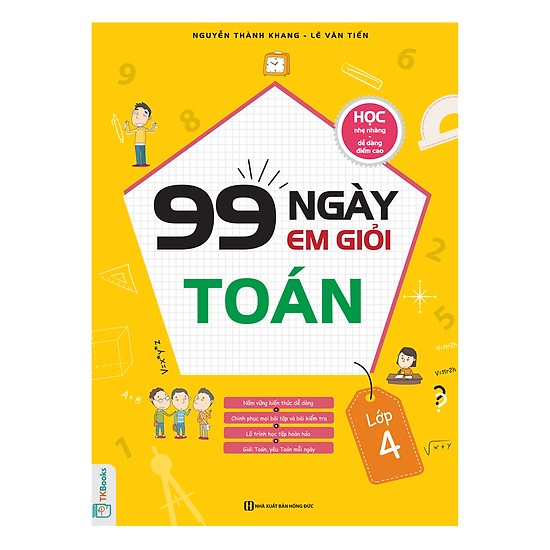 99 Ngày Em Giỏi Toán Lớp 4 (Tặng kèm Bookmark PL)