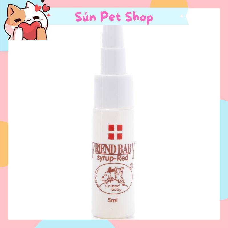 Siro uống chống giun sán cho chó mèo Friend Baby 5ml