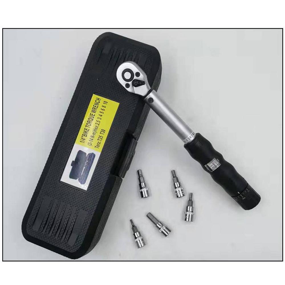 Preset Torque Wrench Special Window Type Torque Wrench kg Wrench Adjustable Torque Wrench Set for 1/4 Bicycle