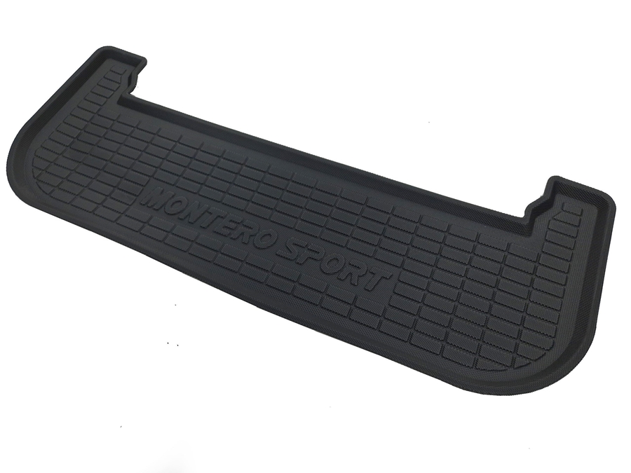 Thảm lót cốp xe ô tô Mitsubishi Pajero Sport 2016+nhãn hiệu Macsim chất liệu TPV cao cấp màu đen