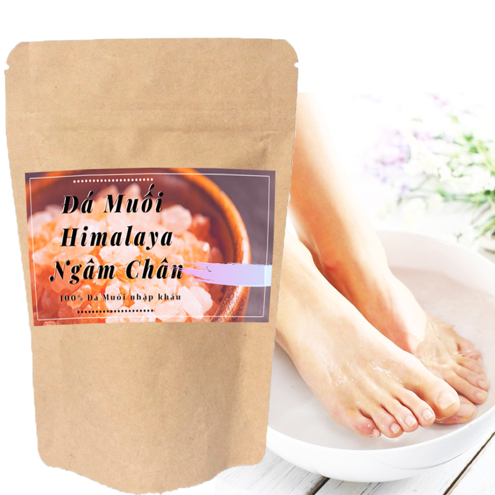 Đá Muối Himalaya Ngâm Chân 500 gram Giúp Thư Giãn - Cải Thiện Giấc Ngủ