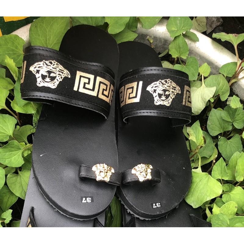 sandal đồng nai dép sỏ ngón nam nữ ,đế đen quai đen có hoa văn size từ 34 nữ đến 42 nam size khác ib chọn thêm