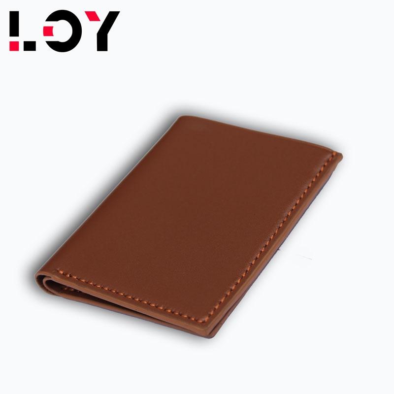 Ví Ngắn Gập Da Bò Cao Cấp VINTAGE Chống Thấm Nước Unisex Nam Nữ, Full Box - Thương hiệu LOY Leather