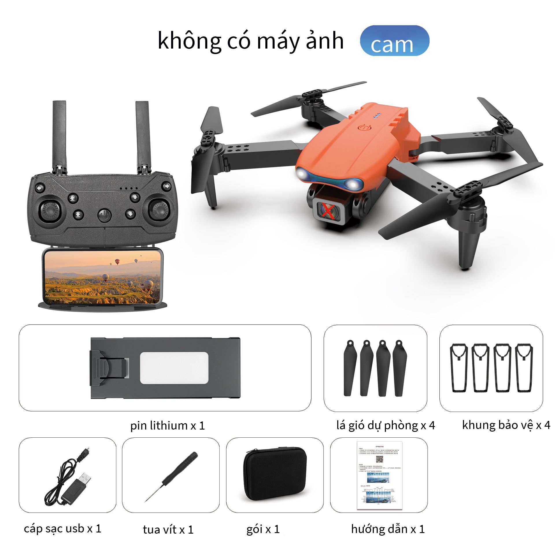 Phong cách mới nhất E99 máy bay không người lái độ nét cao chụp ảnh trên không camera kép máy bay bốn trục chiều cao cố định gấp đồ chơi máy bay điều khiển từ xa K3