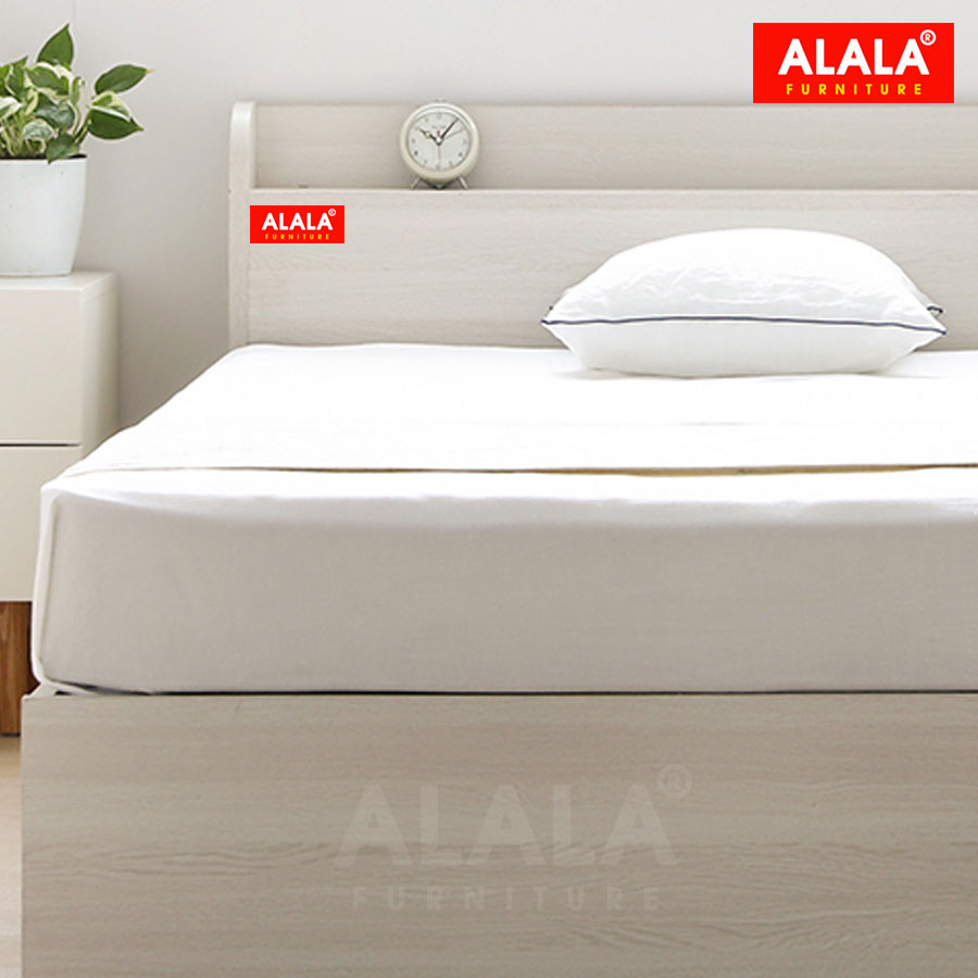 Giường ngủ ALALA02 + 2 hộc kéo / Miễn phí vận chuyển và lắp đặt/ Đổi trả 30 ngày/ Sản phẩm được bảo hành 5 năm từ thương hiệu ALALA/ Chịu lực 700kg