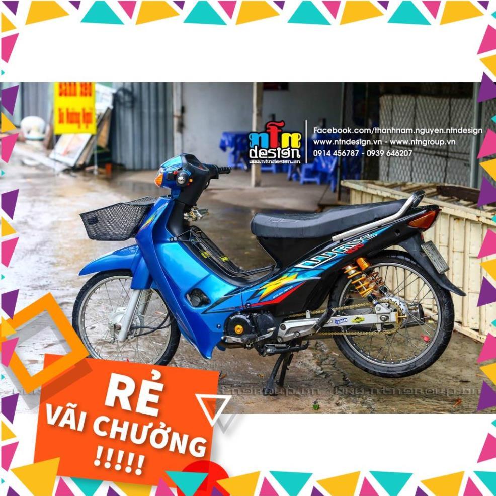Tem Rời Wave Nhỏ Mẫu Đen Xanh Đỏ