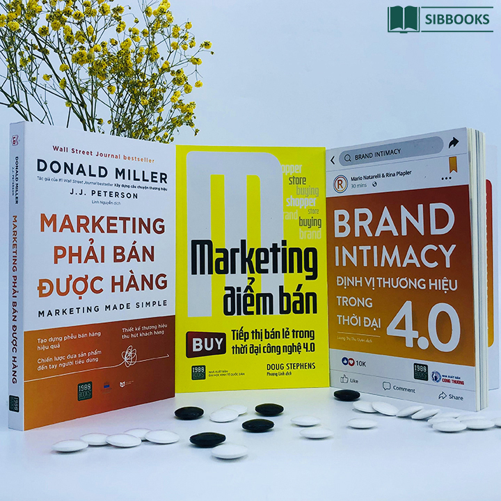 Combo 3 Cuốn Định Vị Thương Hiệu Trong Thời Đại 4.0, Marketing Phải Bán Được Hàng, Marketing Điểm Bán - Nâng Tầm Gía Doanh Nghiệp, Bán Hàng Bền Vững