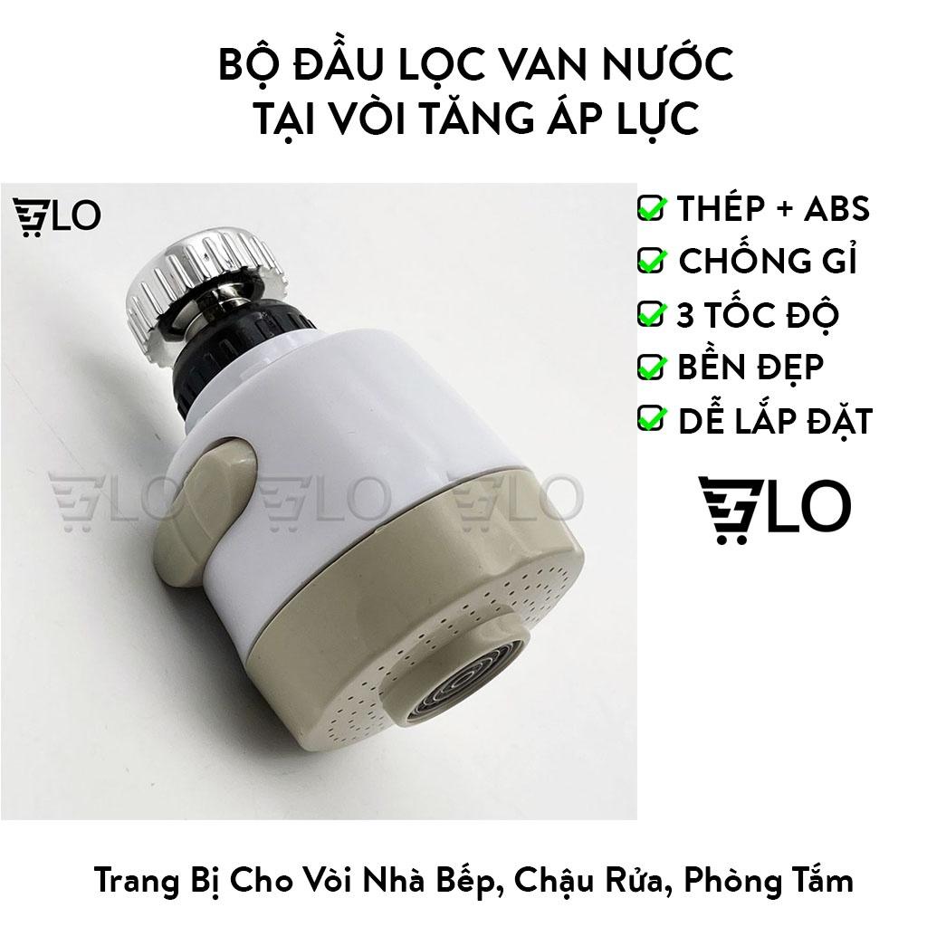 Bộ Đầu Lọc Van Nước Tại Vòi Tăng Áp Lực, Điều Chỉnh 3 Tốc Độ