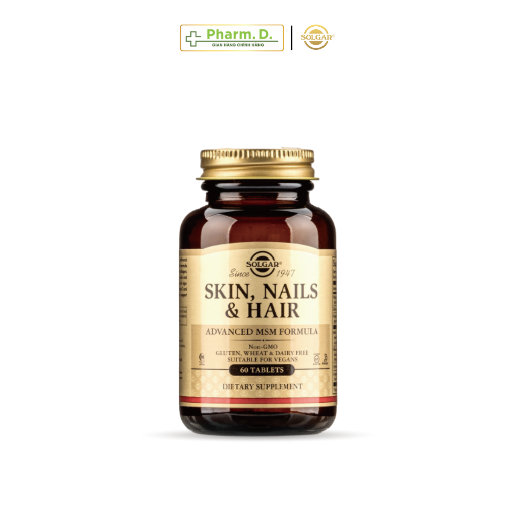 Viên Uống Solgar Skin, Nails & Hair Giúp Giảm Đẹp Da, Chắc Móng, Giảm Tóc Gãy Rụng